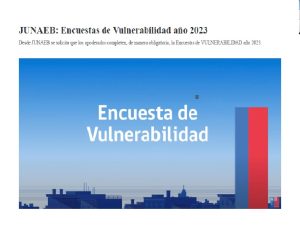 JUNAEB: Encuestas de Vulnerabilidad año 2023